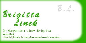 brigitta linek business card